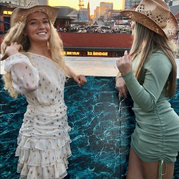 Princess Polly MILITARY MINDS LONG SLEEVE MINI DRESS SAGE - Picture 6 of 6